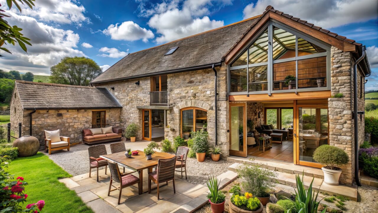 Barn conversion in Blackwood, South Wales